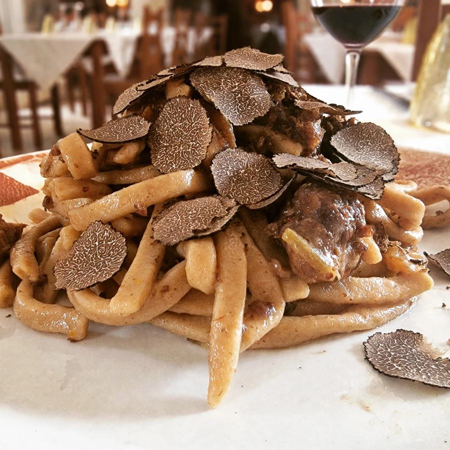 Strozzapreti al tartufo